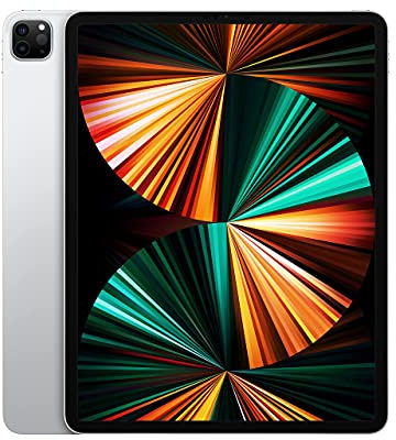 2021 Apple iPad Pro (12.9-inch, Wi-Fi, 128GB) Silver (Renewed)