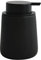 MSV Maonie - Dispensador de jabón líquido (cerámica, 300 ml), Color Negro Mate
