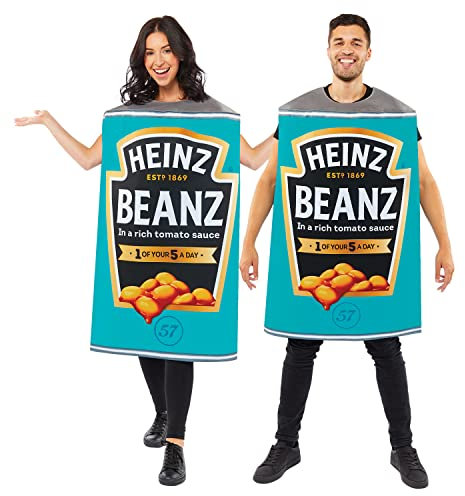 amscan (PKT) (9913348) Adult Heinz Beanz Tabard Costume Tabard (Standard)