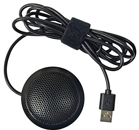 Citronic | Conference Microphone for Computer & Laptops Omnidirectional Boundary Plug & Play Video Conference Skype Recording Gaming