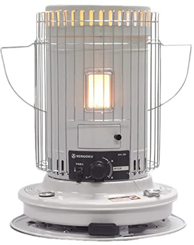 HYQNG Stufa a Cherosene, Grande capacità 7.8L Omni-Radiant Kerosene Heater, Area di Riscaldamento 40㎡, 24000 BTU Outdoor Space Heater con Protezione antiribaltamento, per Il Campeggio Interno Heater