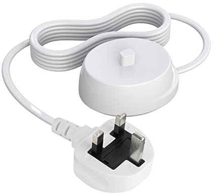 Electric Toothbrush Charger for Oral B 3757, Charger Base for Braun Oral B Pro 1 600, 650, Pro 2 2000, 2900, Pro 3 3500, 3900, Genius X, Genius 8000, Smart 4500N, Charging Base with 1.2M Cable
