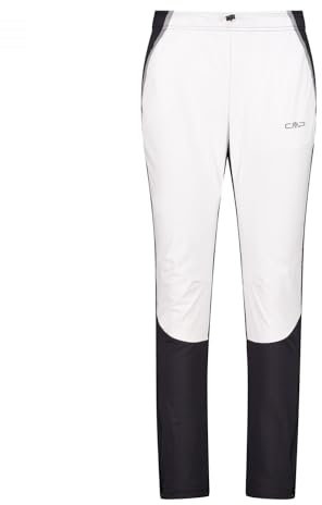 CMP Damen Long Softshell Hose, Bianco-Antracite, 38