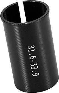 A ABSOPRO Fahrrad Sitz Rohr 31.6 bis 33.9mm Fahrrad Sattelstütze Schlauch Adapter Hülse