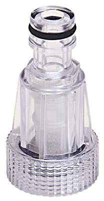 3/10.2 cm Autowaschwasseradapter Transparent Gelenk Filter Gewinde Wasserhahn Schlauchverbinder Abfallen vom Gartenschlauch 3/4 Zoll Schlauchanschluss Schnellverbinder Hochdruckreiniger Kunststoff