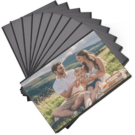 VAIAV Cornice Magnetica 10 Pezzi Cornici Magnetiche 7,5 x 5 cm Cornice Portafoto Magnetica per Frigorifero e Superfici Metalliche