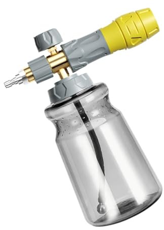 Pulvérisateur de Mousse pour Voiture - Distributeur de Tuyau d'arrosage Haute Pression de 1000 ML - Tuyau d'arrosage de à Mousse, Pot de Nettoyage Automobile, pulvérisateur de Mousse de Lavage