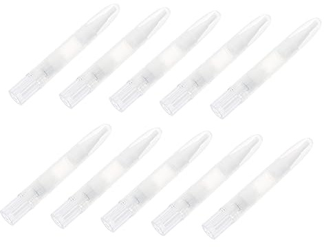 DECORNIJIA Leere Nagelpflegestifte 10 Stück Ergonomisch Auslaufsicher für Ätherische Öle Nagelpflegeöl Reise und Make Up Zubehör