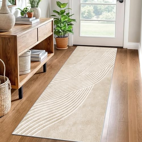 Tappeto Passatoia per Corridoio Cucina Antiscivolo 40 x 160 cm Tappeto per Cucina Lavabile Tappeto Lungo Corridoio Ingresso Tappeto Runner per Sala da Pranzo, Cucina, Soggiorno, Entrata, Lavanderia