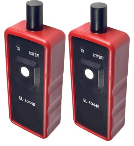 LOLIPPYY 2pcs El Tire Sensor Reset Tool for Vehicles Auto Tire Pressure Monitor System Activation and Tool Plastic Construction Compact Design for Accurate Tpms Calibration