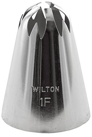 Wilton 402-1006 - Punta de decoración de flores, color plateado