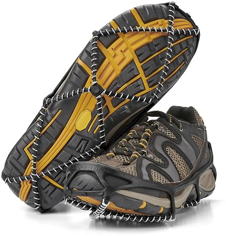YakTrax Unisex Walk Schuhkrallen Eisspikes, Schwarz (Schwarz), Medium (EU-Schuhgröße 41-43)