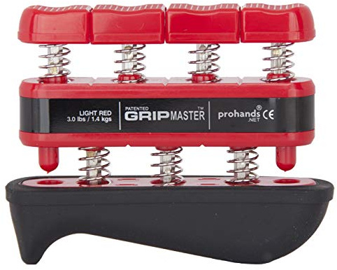 Gripmaster Handtränare/fingertränare medicinskt ljus, röd, 1,4 kg