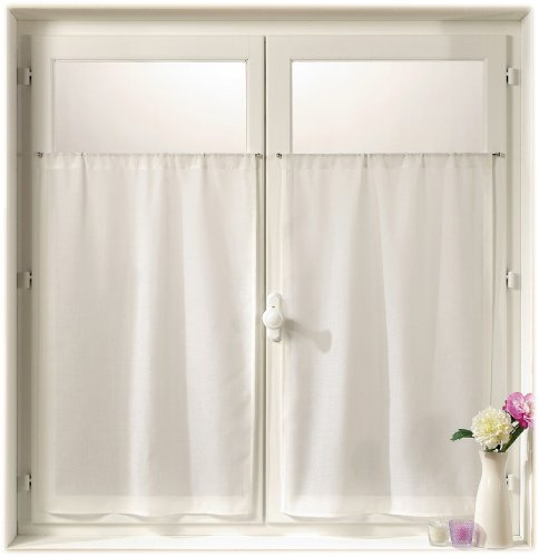 LINDER, Tendine a metà Finestra, 2 pz., Bianco (Weiß), 45 x 60 cm