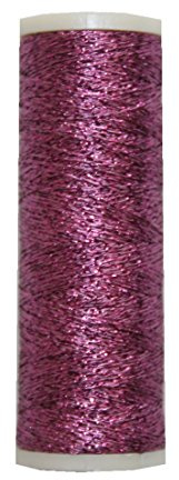 Metallic Stickgarn METALUX Beilauffaden 60 m fuchsia (0334)