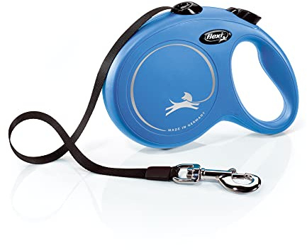 FLEXI® Classic Tape Retractable Dog Leash, Large, 16 ft - Blue