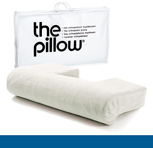 The Pillow Orthopädisches Kissen Extra Komfort - Einzigartiges 3-teiliges Design zur Unterstützung der Natürlichen S-Form - Reduziert Nacken- und Rückenschmerzen - Verbesserte Belüftung