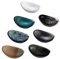 Lot de 7 Supports à en céramique de Style pour de Sushi, Repose-, Banc, Support de Forme Ovale pour Cuisine, Restaurant et Maison - Style aléatoire