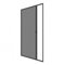 Moustiquaire Enroulable latérale Alu Gris Anthracite H 220 x L 160 cm