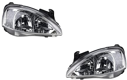Johns, Scheinwerfer Satz passend für Opel Corsa Scheinwerfer C 09/00-06/03 H7/H7 Set links & rechts