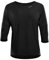 Winshape Damen Functional Light and Soft ¾-arm Top Dt111ls Yoga-Shirt, Schwarz, M EU