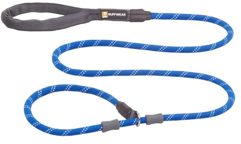 RUFFWEAR Just-a-Cinch 2-in-1-Hundeleine und Hundehalsband, 1,5 m Lange Hundeleine ohne Zug, leichte und robuste Hundeleine, Blue Pool