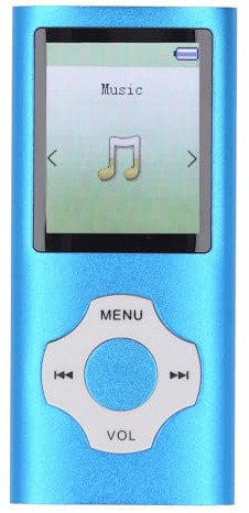 Bluetooth MP3-spelare, Ultra Slim MP3 MP4-spelare Bärbar Musikspelare med 16 GB Litet Minneskort, Brusreducerande Digital Musikspelare för Barn Vuxna (Denashzebkn0vxuc-13)