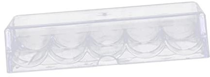 BESTonZON Poker Chips Box Acrylic Chip Rack Storage Organizer for Game Night Storage