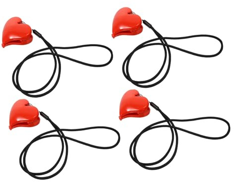 UTHCLO Clips en Forma de Corazón de ABS y Nylon para Cochecito de Ñiño Pinzas Suaves Abrazaderas Multifuncionales Paquete de 2 Sets para Mantas y Edredones en Cochecito y Cuna