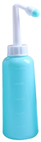 Bouteille périnéale pour soins post-partum, 500 ml portables portables à l'envers des bouteilles péri avec couverture, essentiels post-partum pour les nouvelles mamans Récupération et nettoyage périn