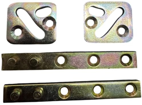 Coppia Perni Con Piastra Quadra Cava Da 75 Mm | Modello CAR06 | Supporto Robusto E Affidabile Per Strutture Metalliche E Carpenteria
