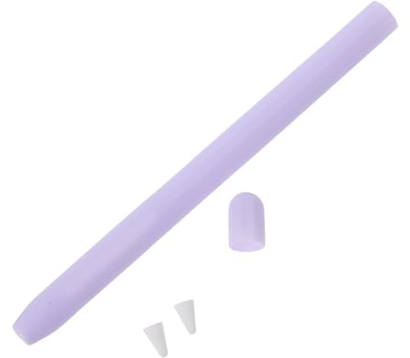 LOLIPPYY Funda Protectora Caídas para Pencil de Silicona y Antideslizante para Lápiz Táctil con Tapa Funda y Protectores de Punta Compatible con Stylus Pen