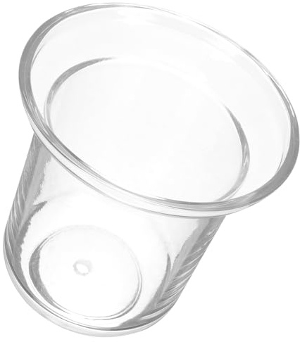 Vaso para Cepillos de Vidrio para Baño, Contenedor Robusto | Hoteles y Oficinas, Mantiene el Área Limpia y Ordenada, Accesorio Práctico para Cuarto de Baño
