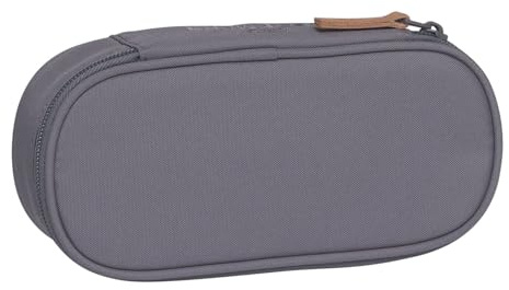 Beckmann Schlampermäppchen City Oval Pencil Case Steel Grey grau