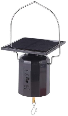 Moteur à énergie Solaire, Petit Carillon éolien Décoratif Suspendu, Système d'entraînement Rotatif avec Crochet, Suspension Tournante Fonctionnant à l'énergie Solaire pour l'extérieur
