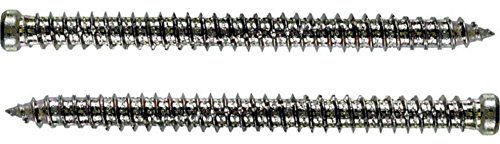 MUNGO 5137212 MRS-H Zylinderkopf Mauerschraube 7.5x120, T30 verzinkt für dübellose Verschraubung, 50 Stück