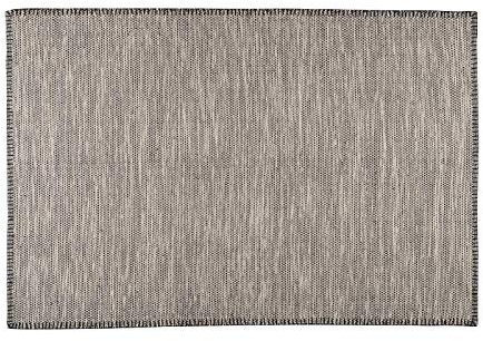 Mr.Ghorbani Handwebteppich- Oslo aus Wolle in Vier Farben und Größen Flachgewebt, Farbe:dunkel Grau, Größe Teppiche:160 x 230 cm