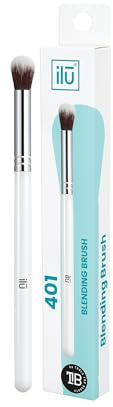 Tb Tools For Beauty - Pennello Ombretto Sfumare Trucco Occhi Sintetico Taklon Morbido Mixer Vegan Per Bellezza Forma Perfetta Legno Verniciato Durevole Facile Pulizia Asciugatura Verticale