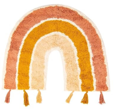 Sass & Belle - Alfombra de Arco Iris con Pompones