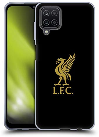 Head Case Designs Offizielle Liverpool Football Club Logo Gold Und Schwarz Liver Bird Gel Handyhülle Hülle [Militärischer Schutzgrad] Kompatibel mit Samsung Galaxy A12 (2020)