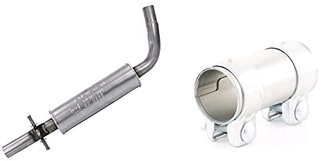 Bosal 105-109 Mittelschalldämpfer & BOSAL Rohrverbinder, Abgasanlage 265-459