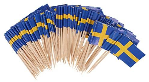 NUOBESTY Kuchen Topper Zahnstocherflaggen 100 Stück Bunte Cupcake Picks Partyzubehör Für Kuchen Dessert Tischdekoration Dekoration