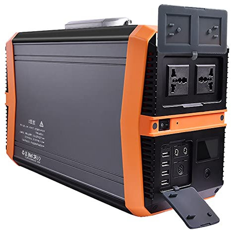 1000W/1500W Peak power 2000W/3000W Outdoor Generators Portable Power Banks 273000mAh/417600mAh Portable Power Station Explorer Pure Sine Wave AC Outlet 110V/230V for Camping, Home Use