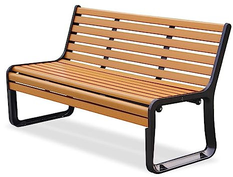 HASMI Gartenbank Wetterfest, Außenbänke mit Rostfreiem Aluminium-metallrahmen, Terrassensitzgelegenheiten, für Den Vordereingang, Den Hinterhof auf Der Veranda, Den Park, Den Außenbereich, Usw