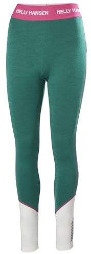 Helly Hansen Damen W Lifa Merino Midweight Pant, Smaragd, XL