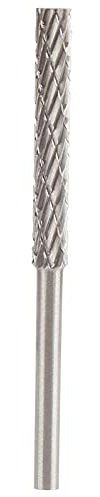 Zylinder-Drehfeile aus Wolframstahl, Hartmetallgrat, Schleifkopf, Schnitzfeile, Holzbearbeitung, 2-Korn-Rotations-Hartmetallgrate für Holzbearbeitung, Bohren, Metallschnitzen, 3