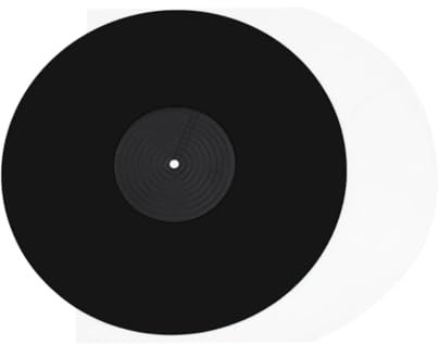 FIGGRITID Vinyl-Plattenspieler-Pad, Vinyl-Schallplatten-Pad, 12-Acryl-Grammophon-Disc-Player, Tragbares Zubehör