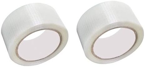 Acrylic 2 Stück Zeltreparaturband, Flicken UV-beständig Tape,Reparaturband für Sonnensegel für LKW abdeckplane, Markise, Zelt, Schlauchboot Stark klebrig,Wasserdicht, Abriebfestigkeit (5 cm x 8 m)