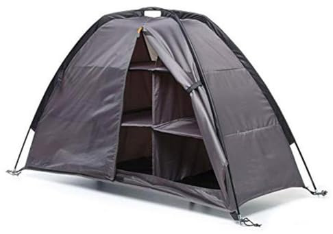 COUCHO Armoire à Chaussures de Camping Pliante en Plein air, Organisateur de Rangement de Camping, Armoire de Rangement à 9 grilles, Armoire de Transport Portable de Voyage, Armoire à Chaussures