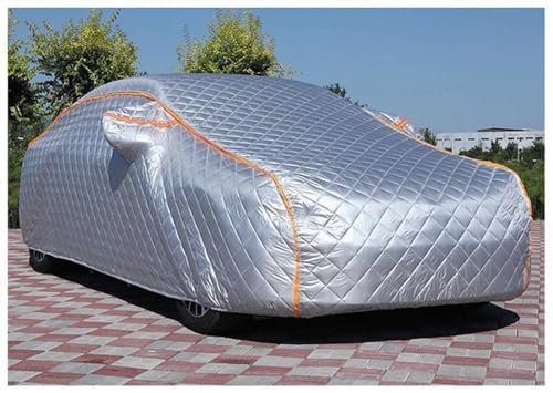 Vollgarage Abdeckplane Anti-Hagel-Autoabdeckung, Wasserdichte Abdeckungen, Außenzubehör, Auto-Vollaußenabdeckung, Windschutzscheibe, Karosserie, Markise, Regen, Universell Für SUV-Limousine(Color:B,Si